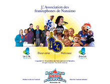 Tablet Screenshot of francophonenanaimo.org